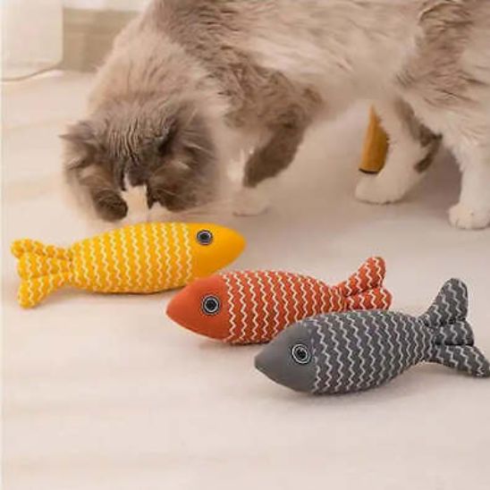 jouet pour chat | Forme de poisson - Les trésors félins