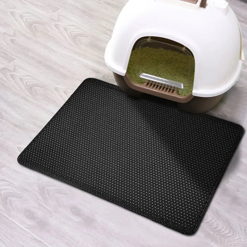 tapis litiere noir