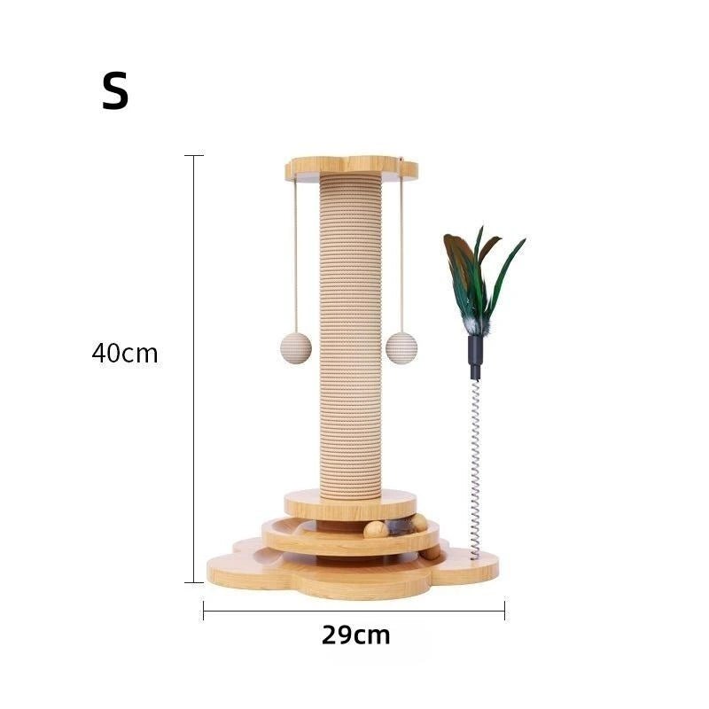 Arbre à chat en bois - ArboChat™ - Les trésors félins