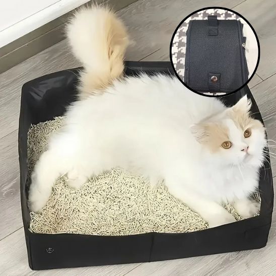 bac litiere chat pliable