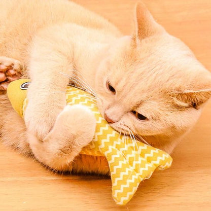 jouet pour chat | Forme de poisson - Les trésors félins