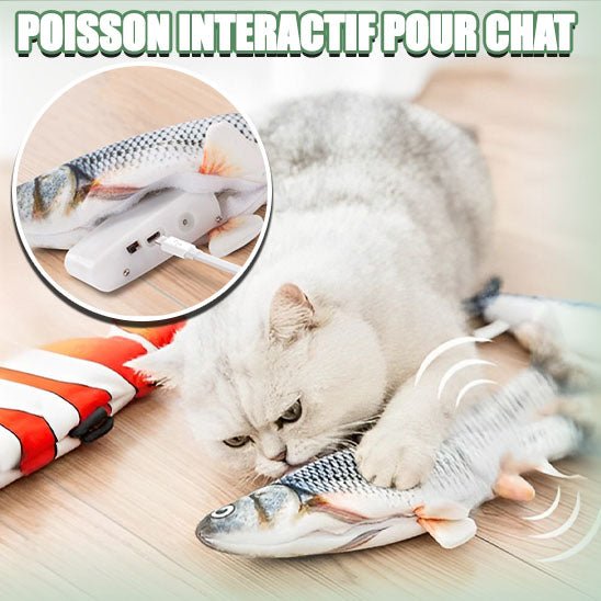 Jouet pour chat - Poisson - Les trésors félins